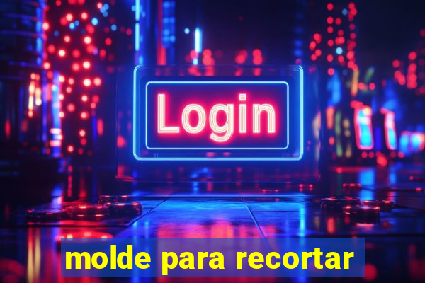 molde para recortar